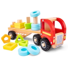 Juegos de juego Camion De Madera Con Formas, New Classic Toys (19652)